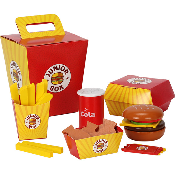 Wooden Toy - Fast Food Set