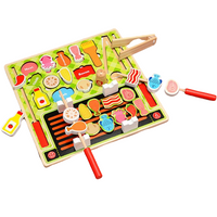 Wooden Toy - BBQ & Learn Set